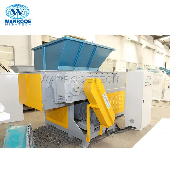 Déchets électroniques Fût métallique Conteneur IBC Palettes en plastique Tambour Déchets de pneus Déchiqueteuse à bois Ordinateur Imprimante Ordinateur portable Déchets de papier Carton Msw Broyeur