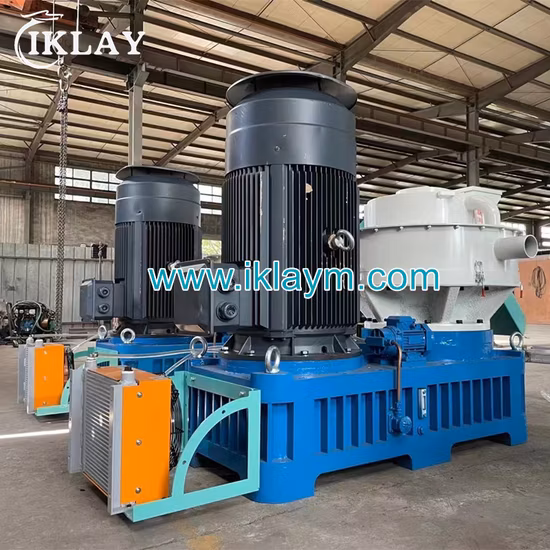 5 % de réduction 1.5-2.0t/H Xgj630 moulin à granulés de bois Making Machine pour le fumier d'engrais organique de souci luzerne cosse de riz puces herbe de paille