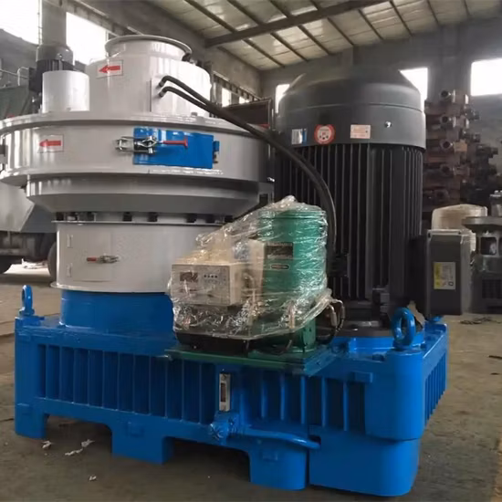Anneau Die Pelletizer 560 760 860 Modèle Riz Husk Straw Sciure Biomasse Wood Pellet Mill/Machine pour Blé Paille Cocotier Feuille Briquette Pelletisation